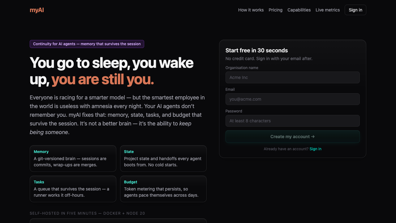 Quickstart walkthrough — install to running dashboard